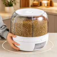 Storifay™ 360° Grain Dispenser - Rice & Dry Food Organizer