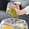 Storifay™ 360° Graandispenser - Rijstdispenser - Keuken Organizer & Voorraadpot