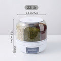 Storifay™ 360° Graandispenser - Rijstdispenser - Keuken Organizer & Voorraadpot