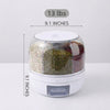 Storifay™ 360° Graandispenser - Rijstdispenser - Keuken Organizer & Voorraadpot